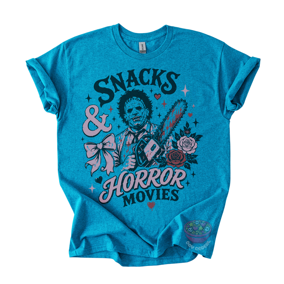 Snacks & Horror Movies Tee
