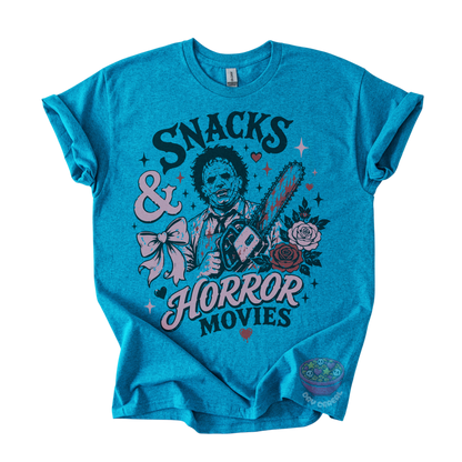 Snacks & Horror Movies Tee