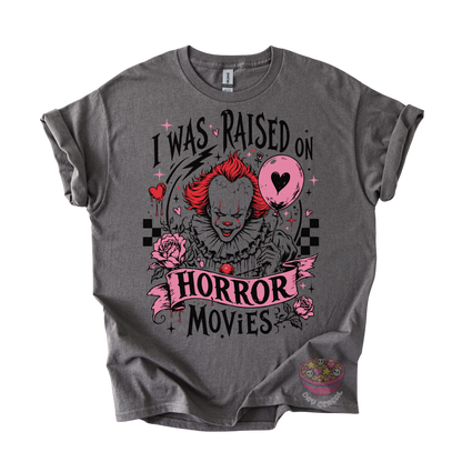 Raised on Horror Movies Tee