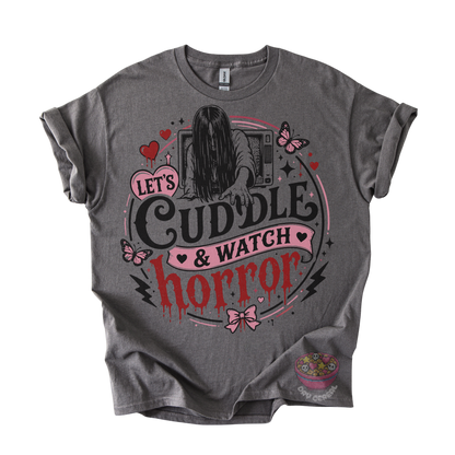 Cuddle & Watch Horror Tee