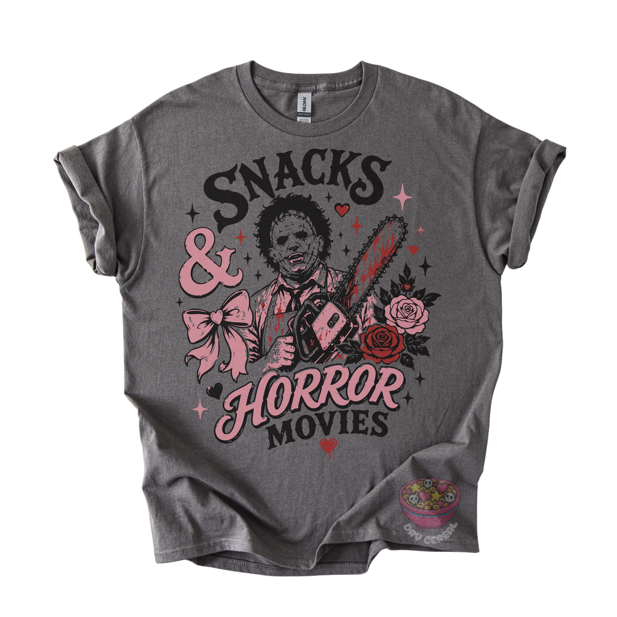 Snacks & Horror Movies Tee