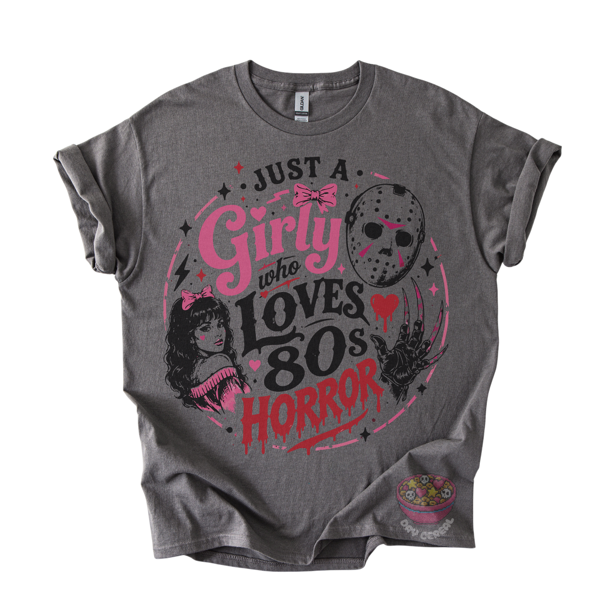 Girly Loves 80s Horror Tee