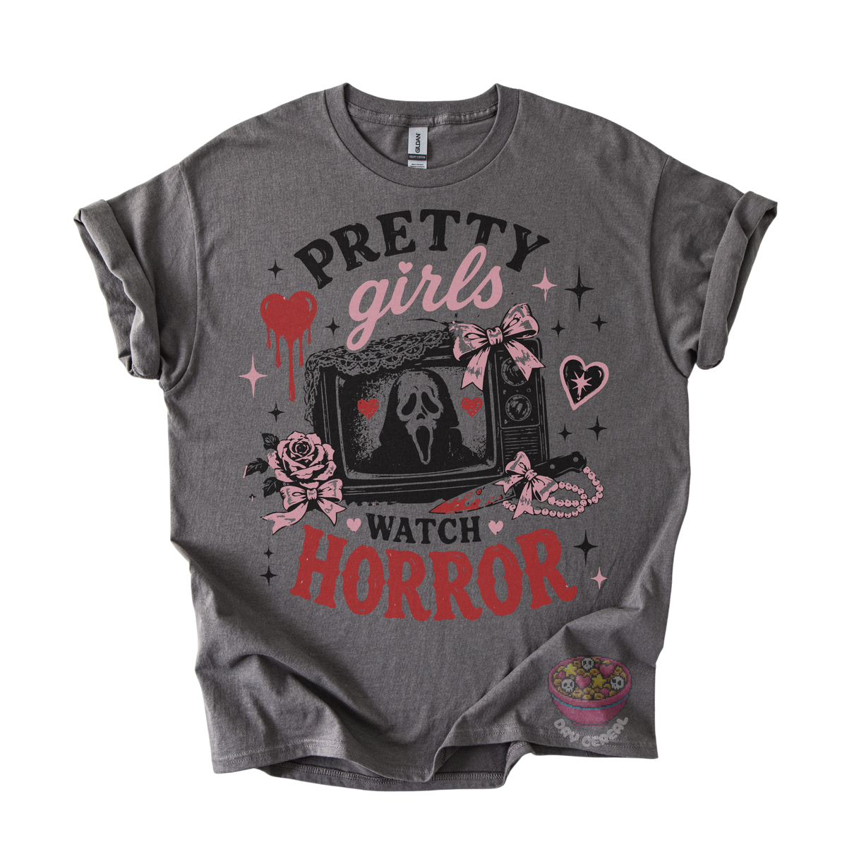 Pretty Girls Watch Horror Tee