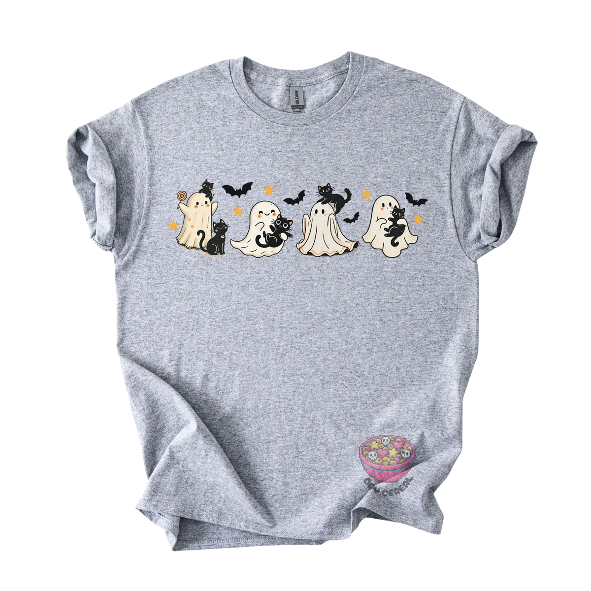 Cute Ghost Cats Tee