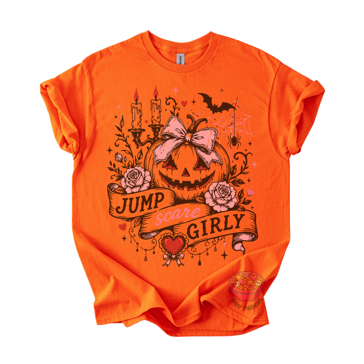 Jump Scare Girly Tee