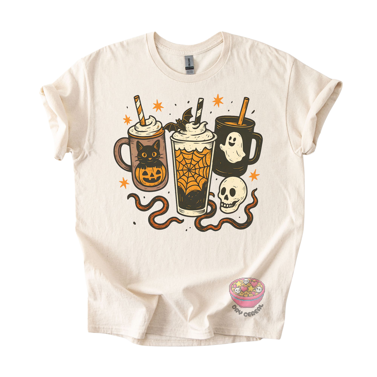 Spooky Coffee Trio Halloween Tee
