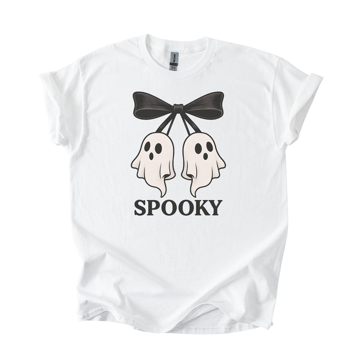 Spooky Ghost Bow Tee