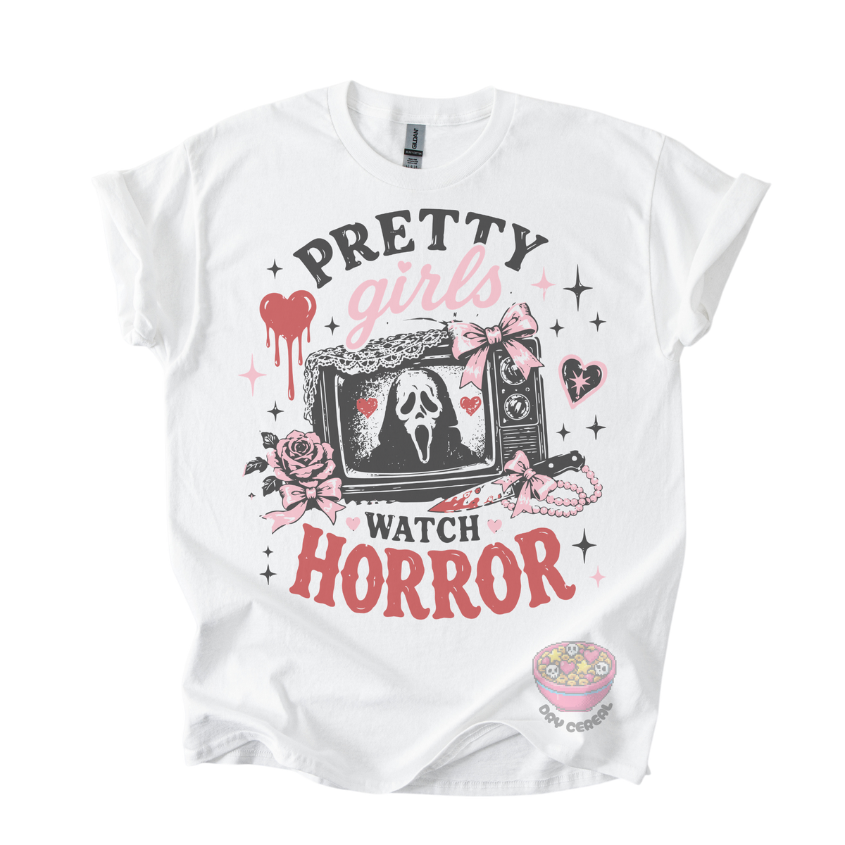 Pretty Girls Watch Horror Tee