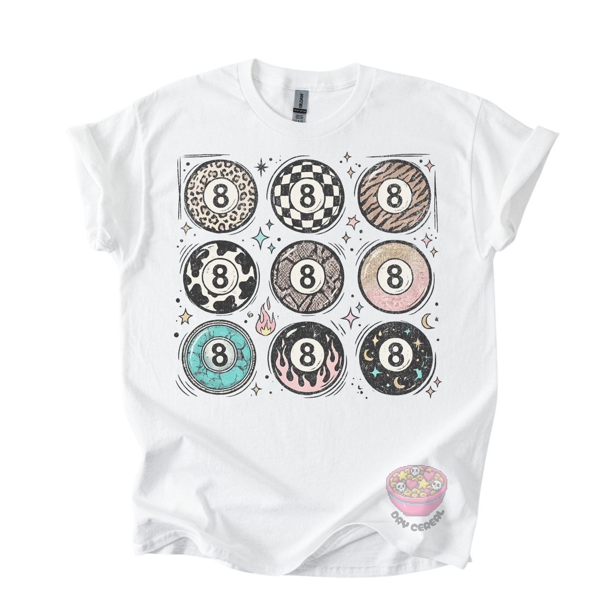 Retro 8 Ball Graphic Tee