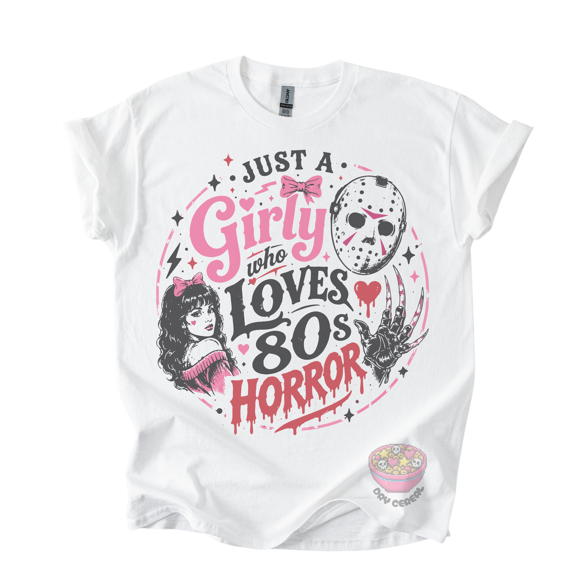Girly Loves 80s Horror Tee