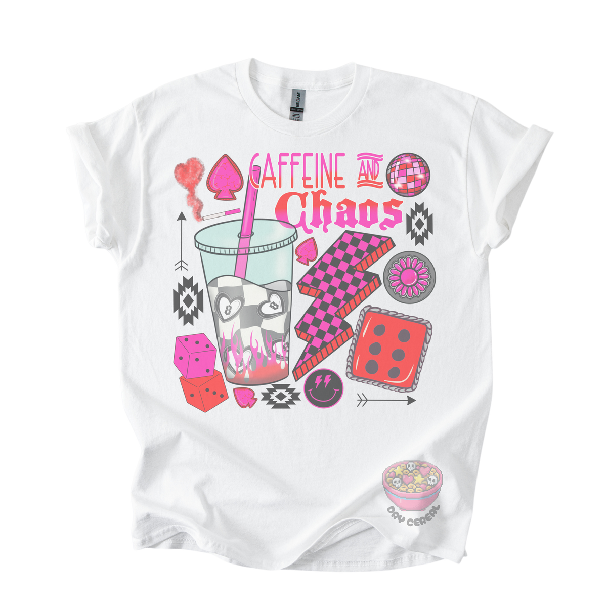 Caffeine and Chaos Tee