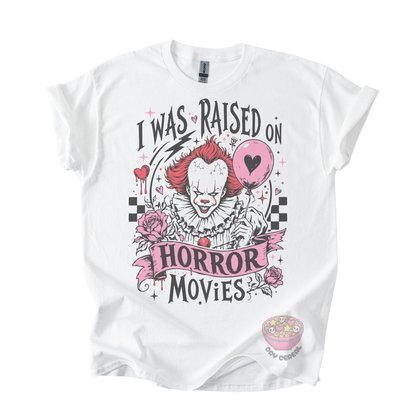 Raised on Horror Movies Tee