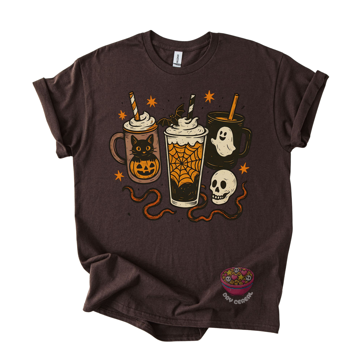 Spooky Coffee Trio Halloween Tee