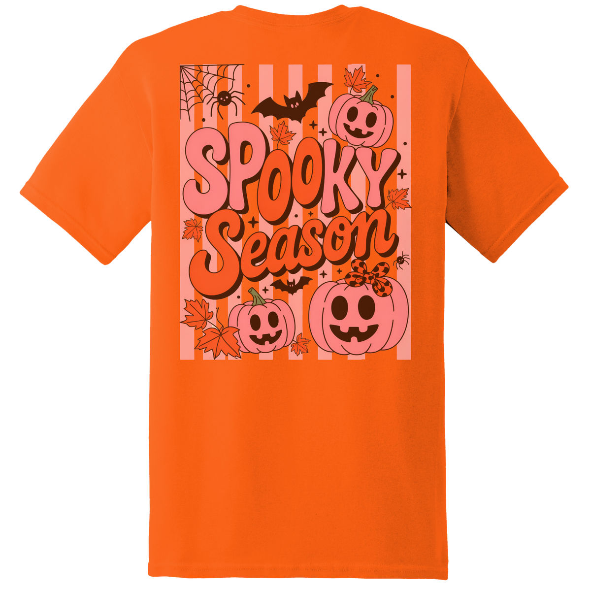 Spooky Season Pumpkin Tee - Back Print