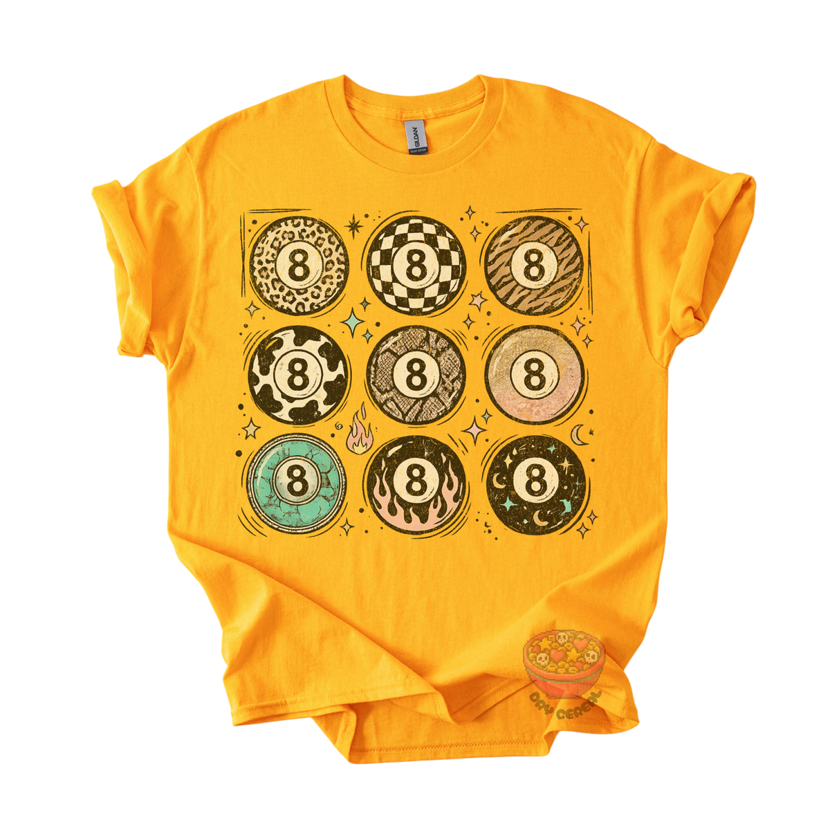 Retro 8 Ball Graphic Tee