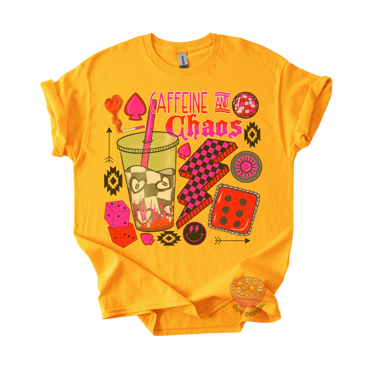 Caffeine and Chaos Tee