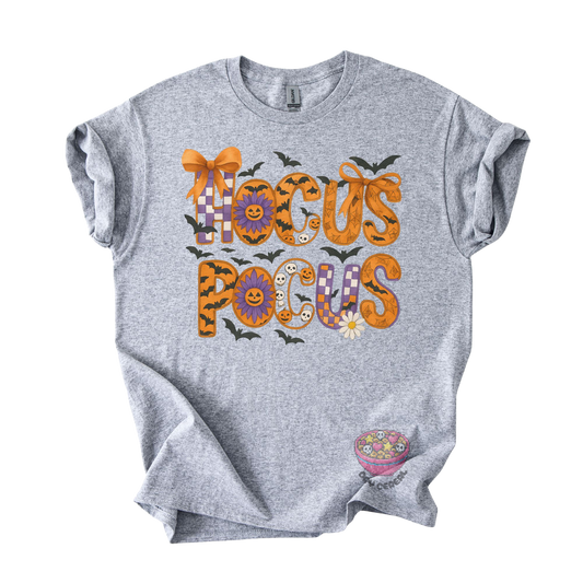 Hocus Pocus Bow Halloween Tee