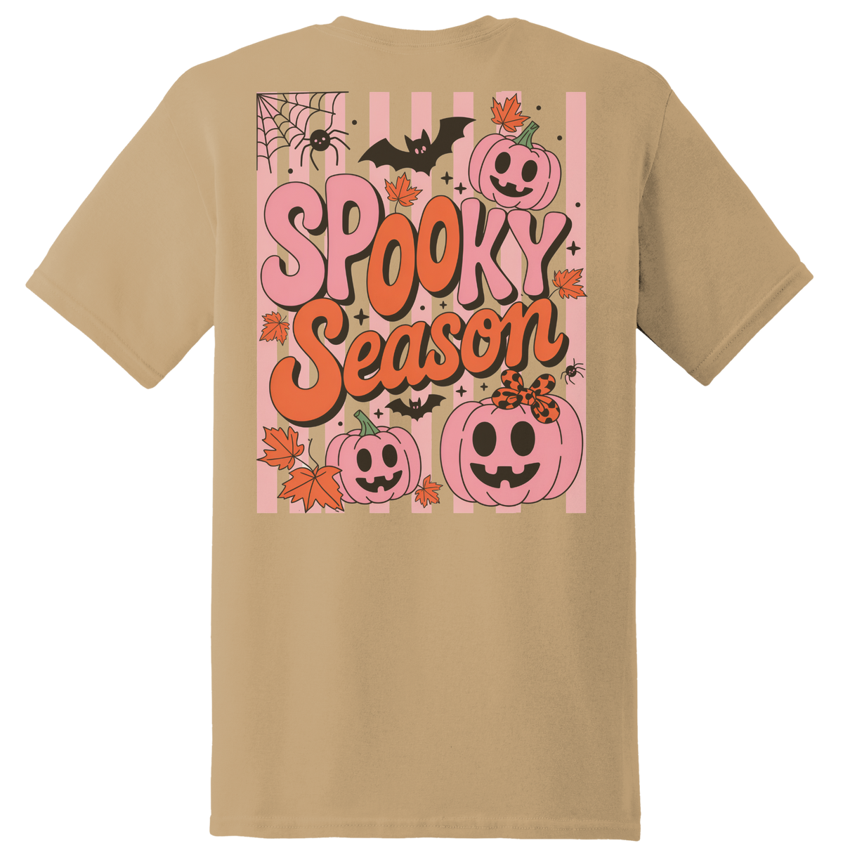 Spooky Season Pumpkin Tee - Back Print
