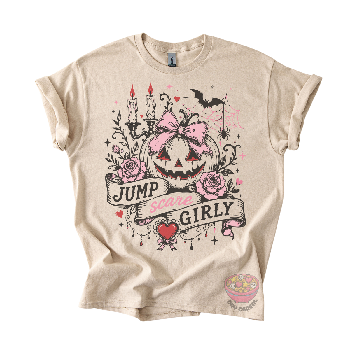 Jump Scare Girly Tee