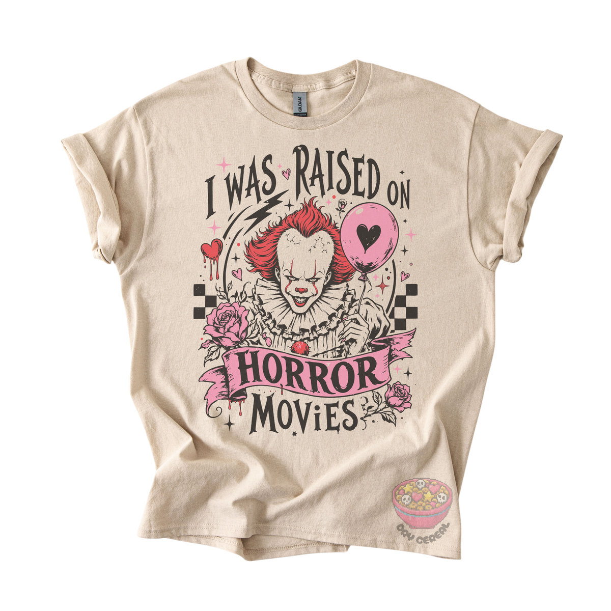 Raised on Horror Movies Tee