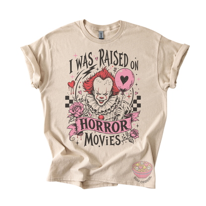 Raised on Horror Movies Tee