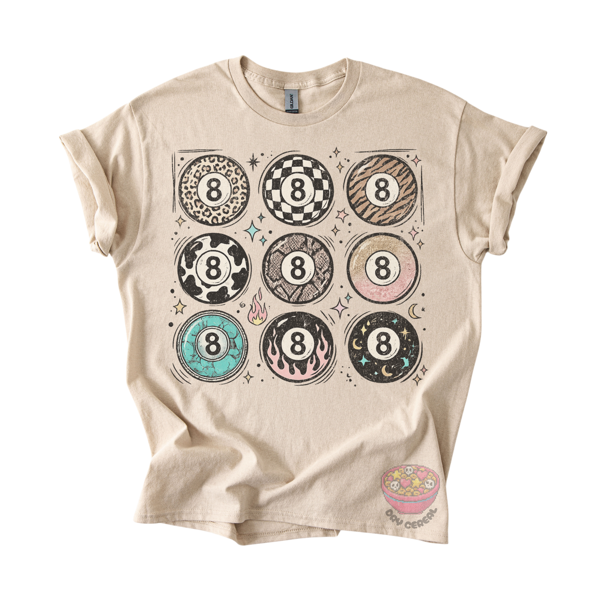 Retro 8 Ball Graphic Tee