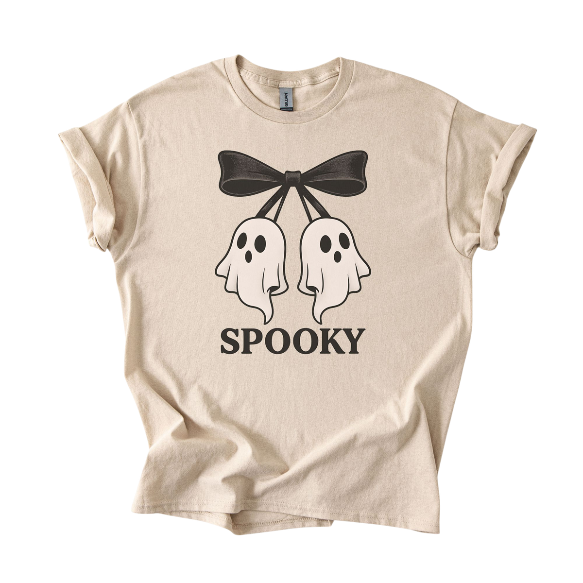 Spooky Ghost Bow Tee