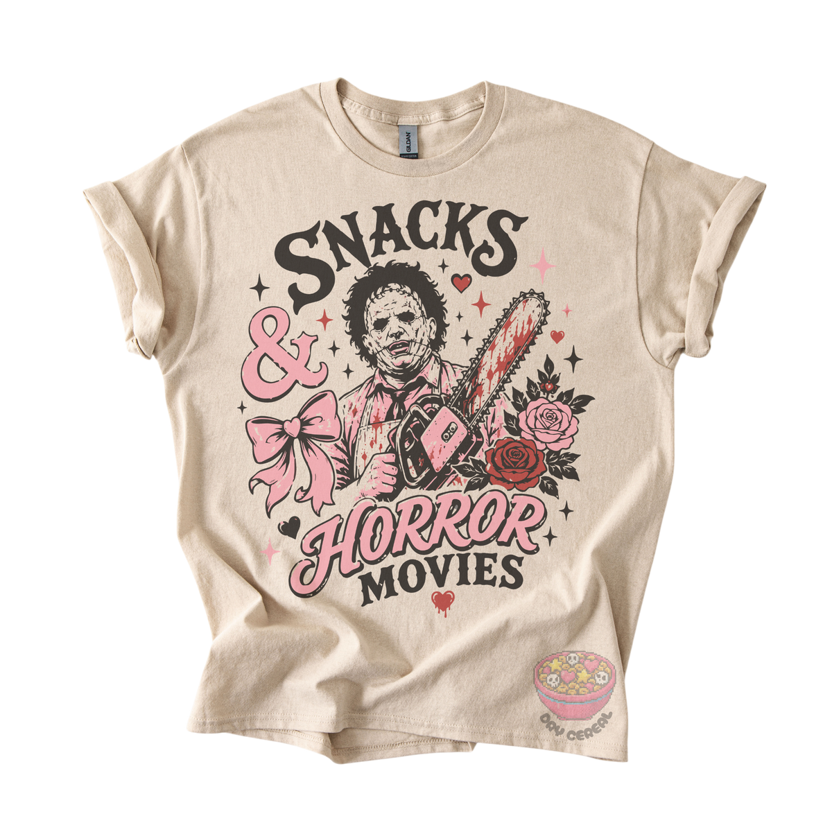 Snacks & Horror Movies Tee