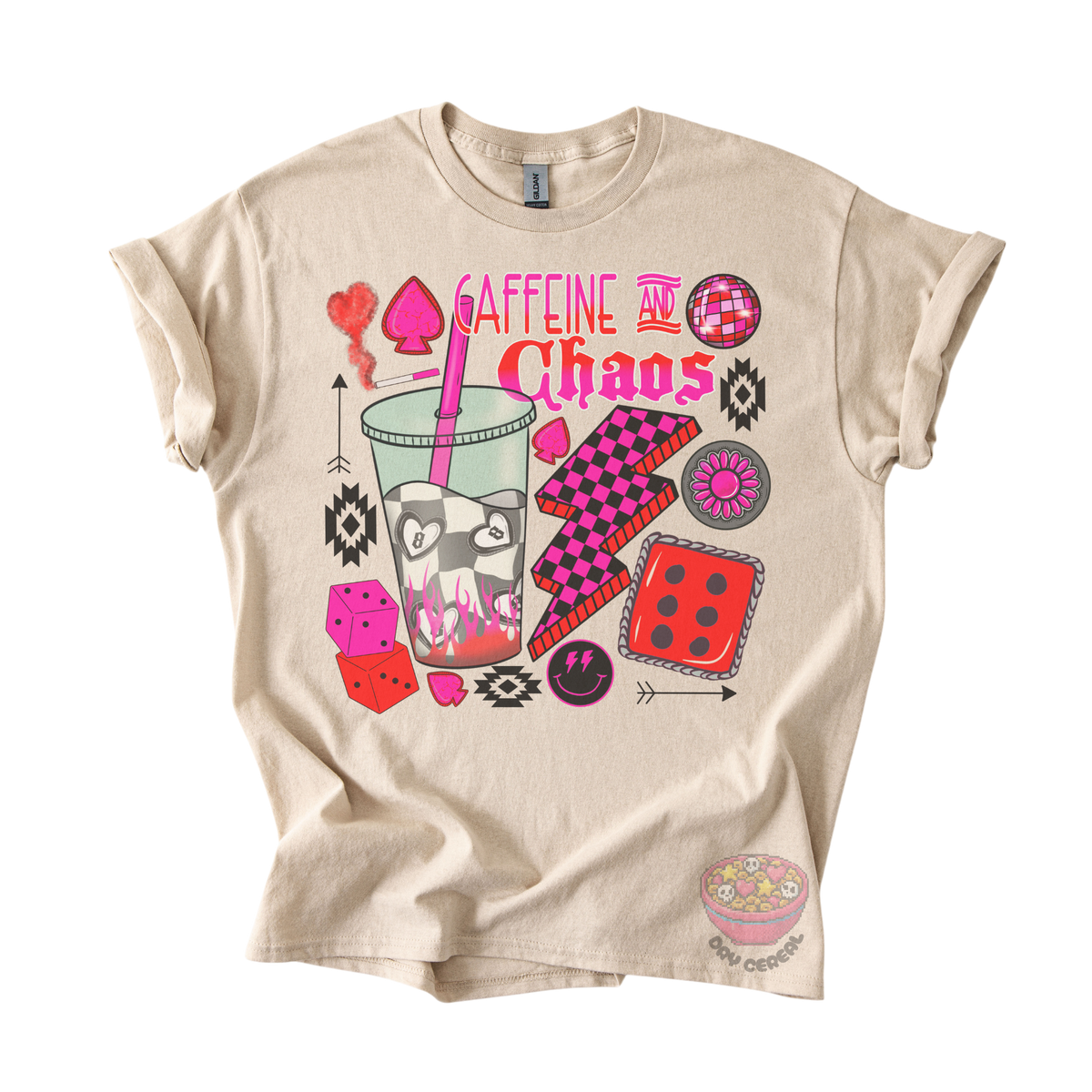 Caffeine and Chaos Tee