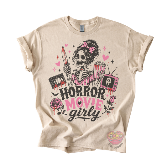 Horror Movie Girly Tee