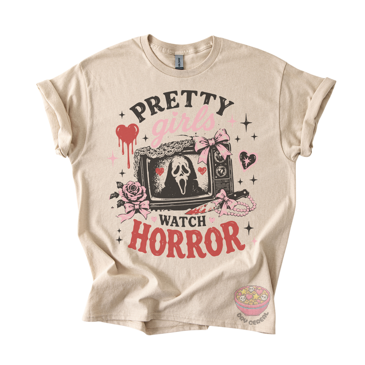 Pretty Girls Watch Horror Tee