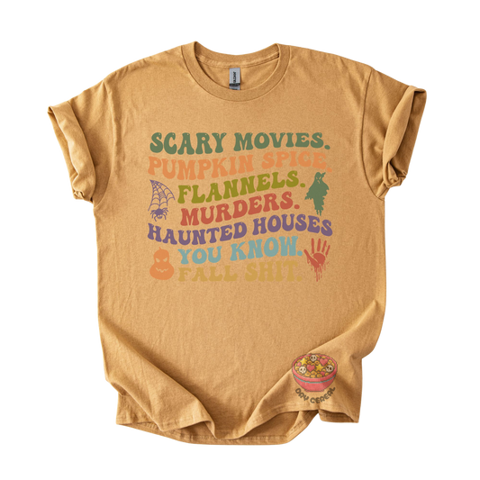 Scary Movies & Pumpkin Spice Tee
