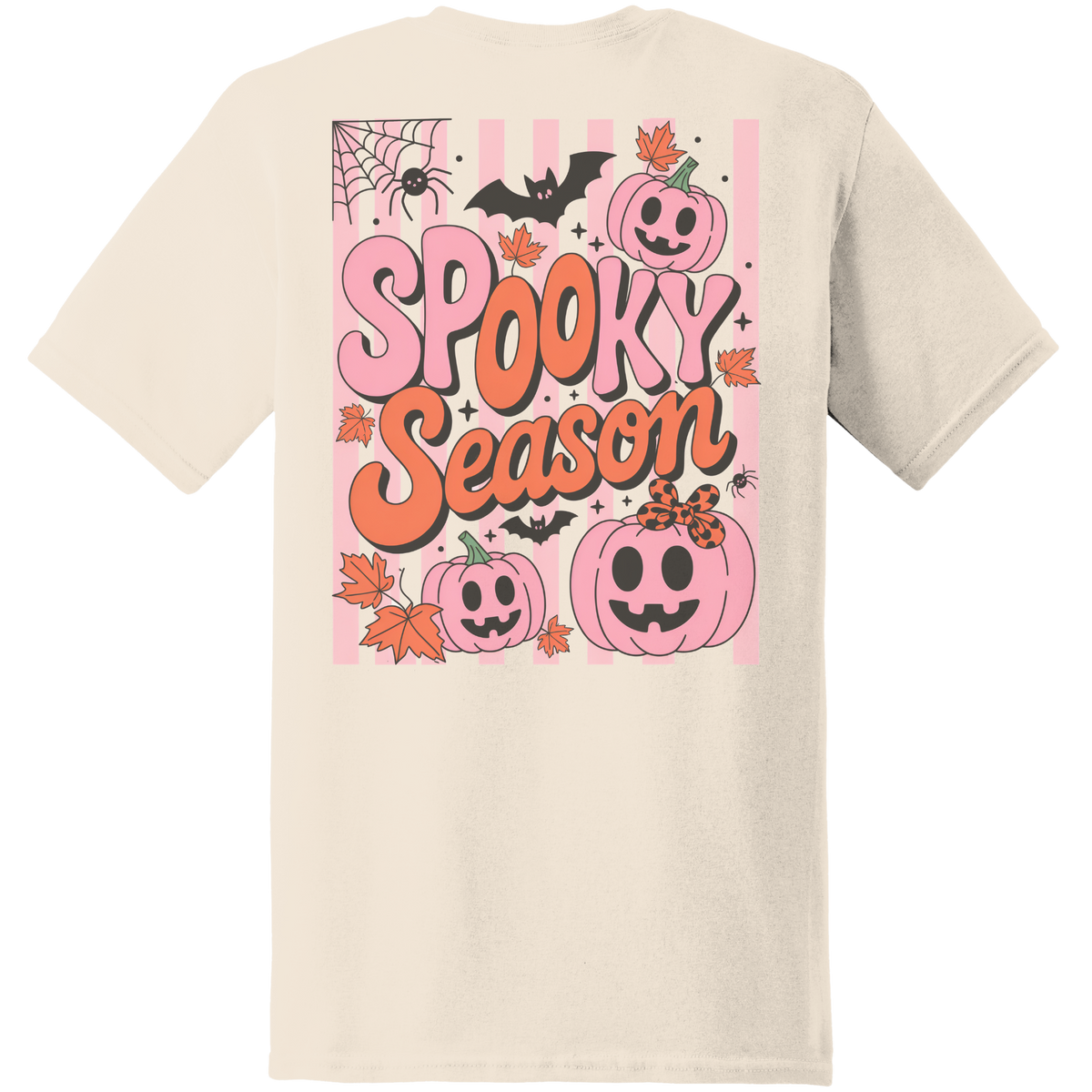Spooky Season Pumpkin Tee - Back Print