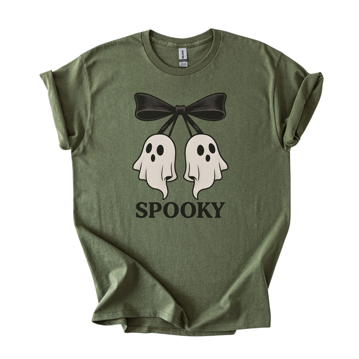 Spooky Ghost Bow Tee