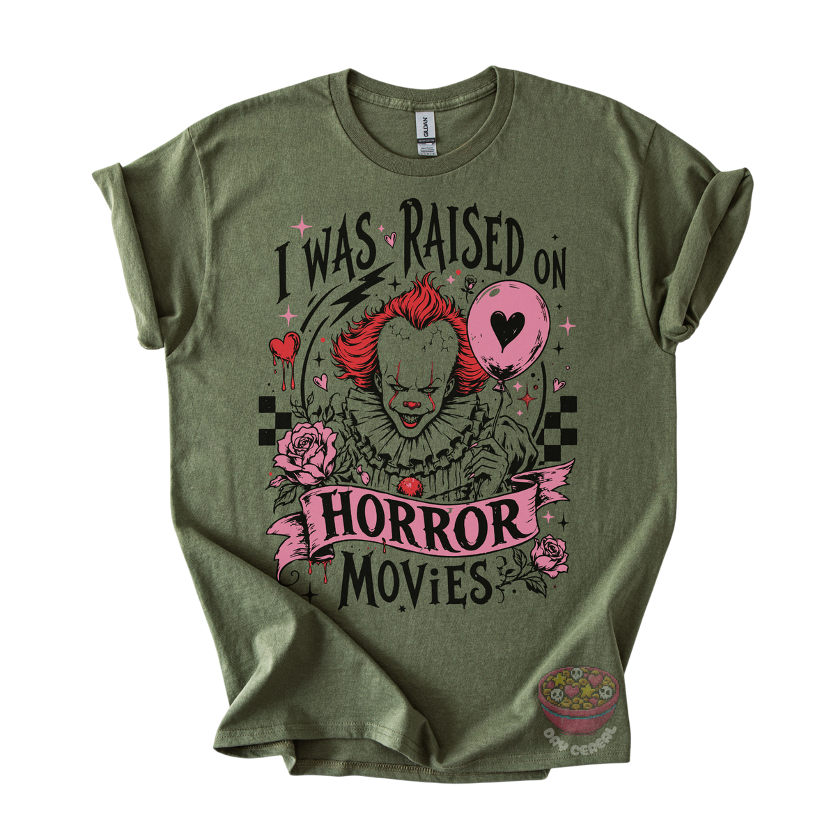 Raised on Horror Movies Tee