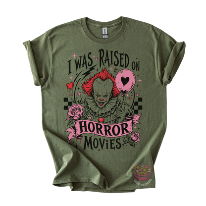 Raised on Horror Movies Tee