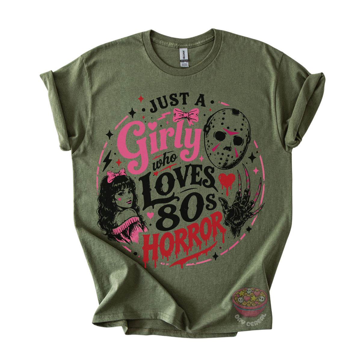 Girly Loves 80s Horror Tee
