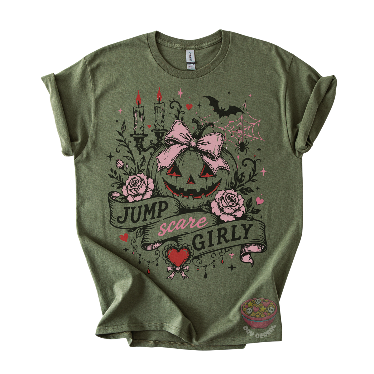 Jump Scare Girly Tee
