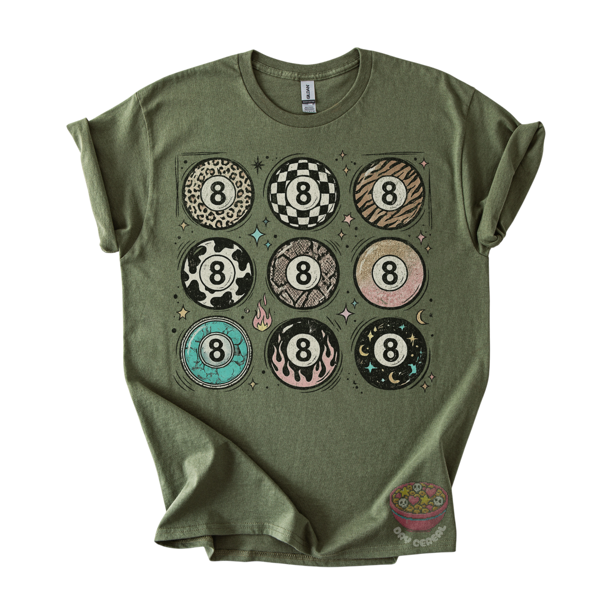 Retro 8 Ball Graphic Tee