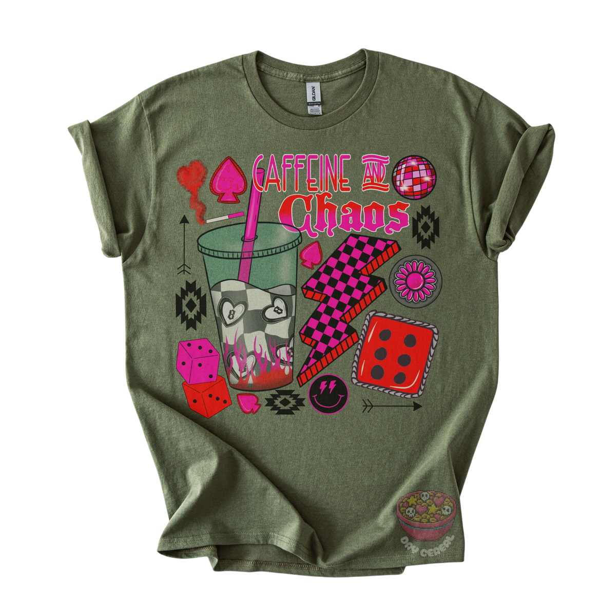 Caffeine and Chaos Tee