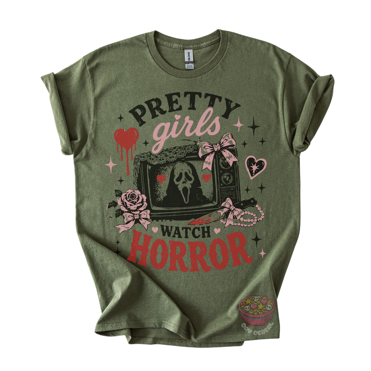 Pretty Girls Watch Horror Tee