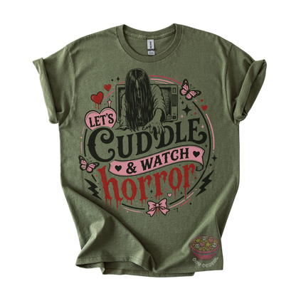 Cuddle & Watch Horror Tee