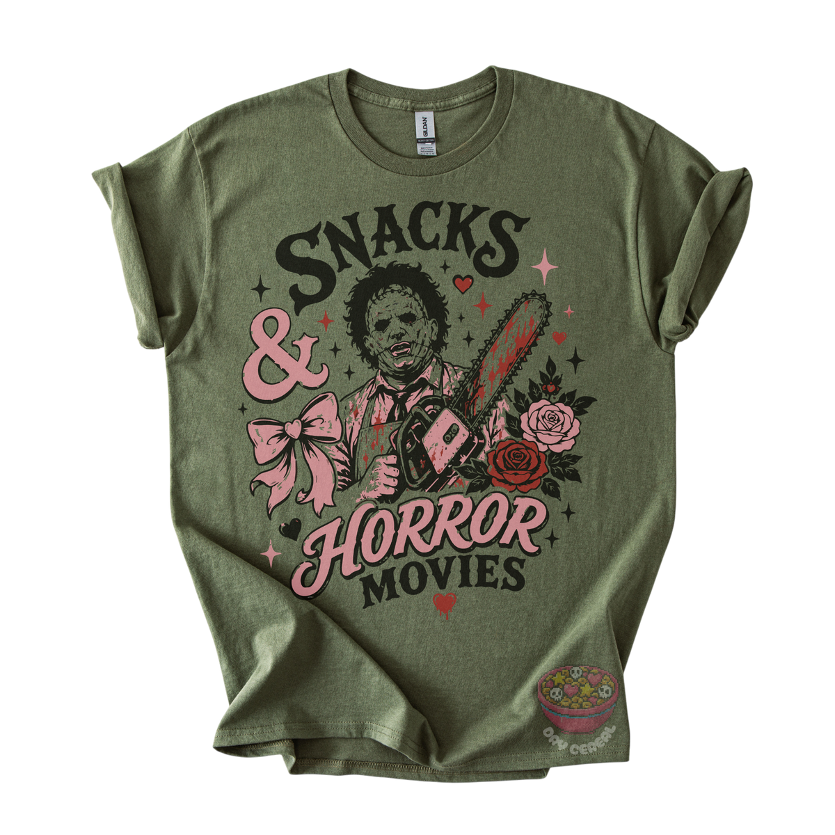 Snacks & Horror Movies Tee
