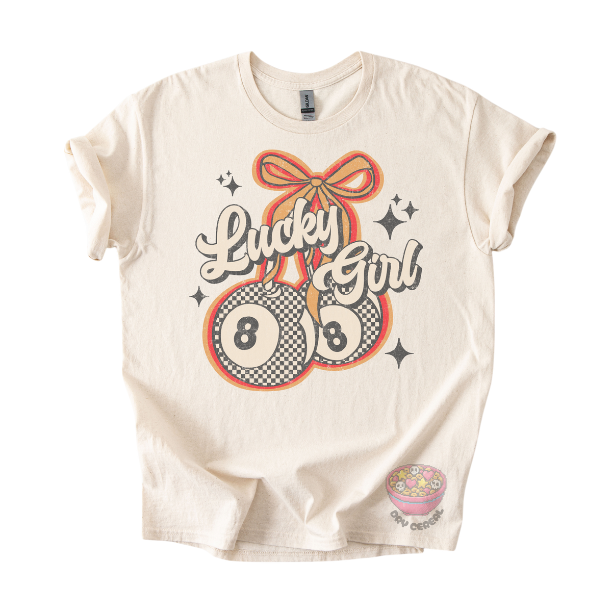 Lucky Girl Cherry Tee