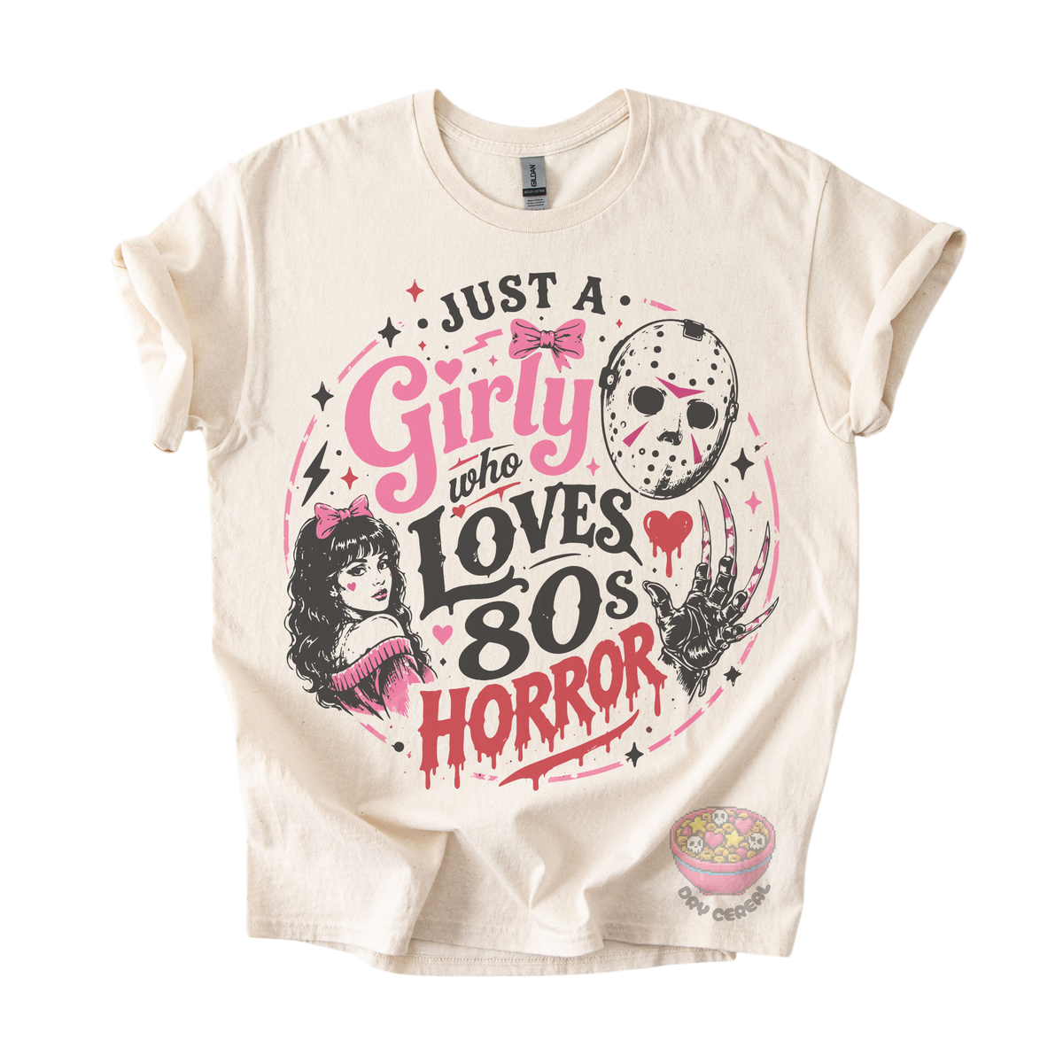 Girly Loves 80s Horror Tee