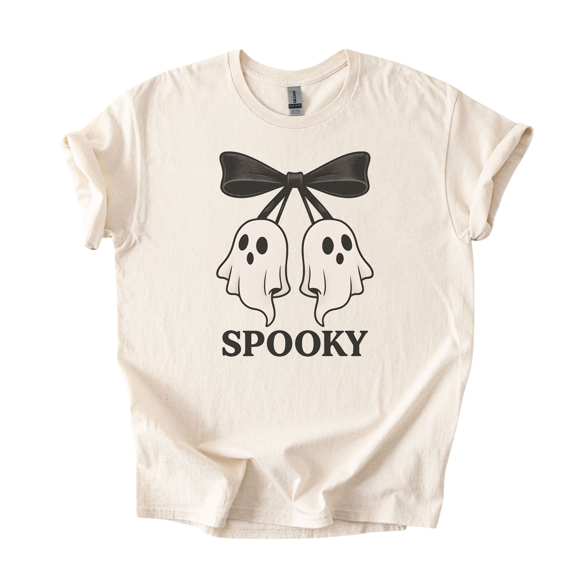 Spooky Ghost Bow Tee