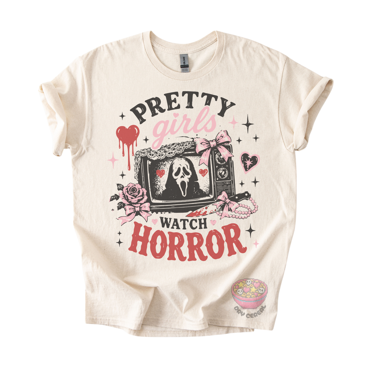 Pretty Girls Watch Horror Tee