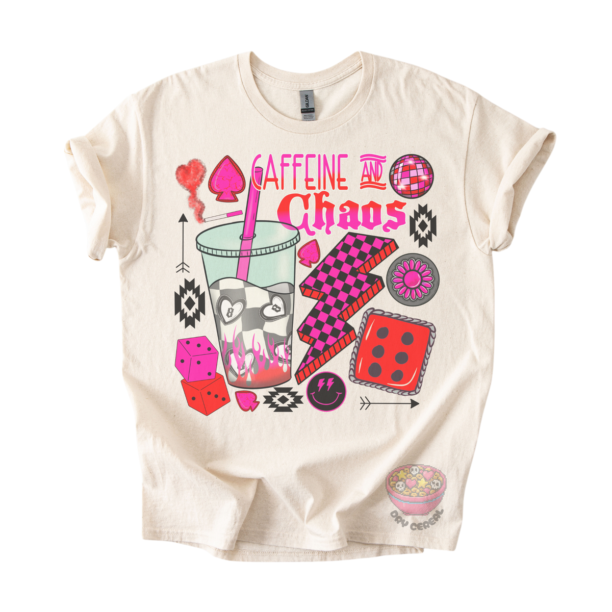 Caffeine and Chaos Tee