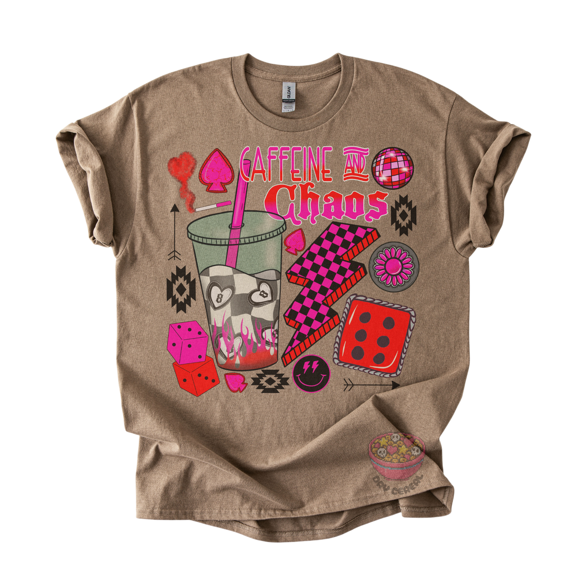 Caffeine and Chaos Tee