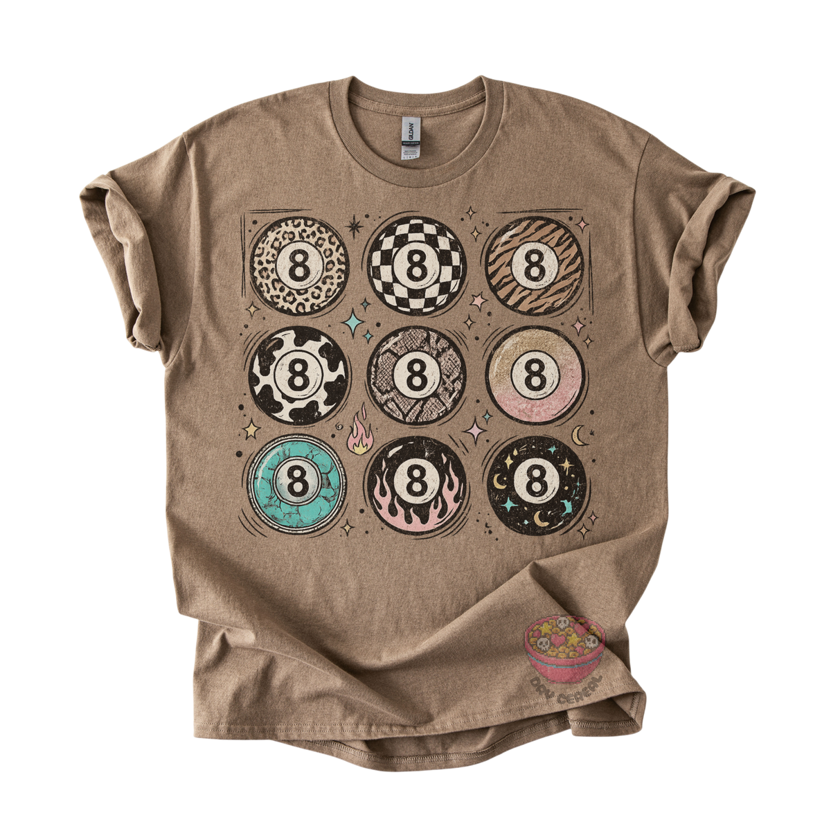 Retro 8 Ball Graphic Tee
